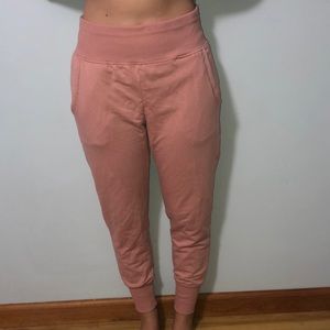 Pink joggers